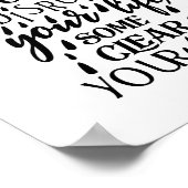 Niet alle Stormen verstoren Poster (Hoek)