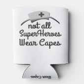 Niet alle Super Heroes Draag Capes Blikjeskoeler (Achterkant)