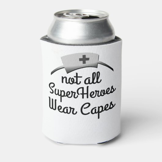 Niet alle Super Heroes Draag Capes Blikjeskoeler (Blikje Achterkant)