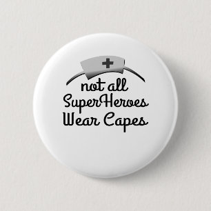 Niet alle Super Heroes Draag Capes Ronde Button 5,7 Cm
