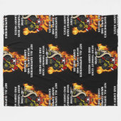 Niet alle Superhelden...brandweerman Fleece Deken (Voorkant (Horizontaal))