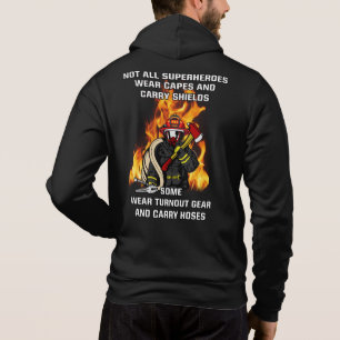 Niet alle Superhelden...brandweerman Hoodie