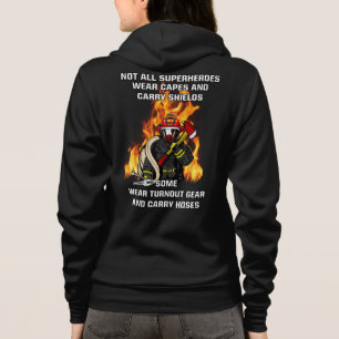 Niet alle Superhelden...brandweerman Hoodie
