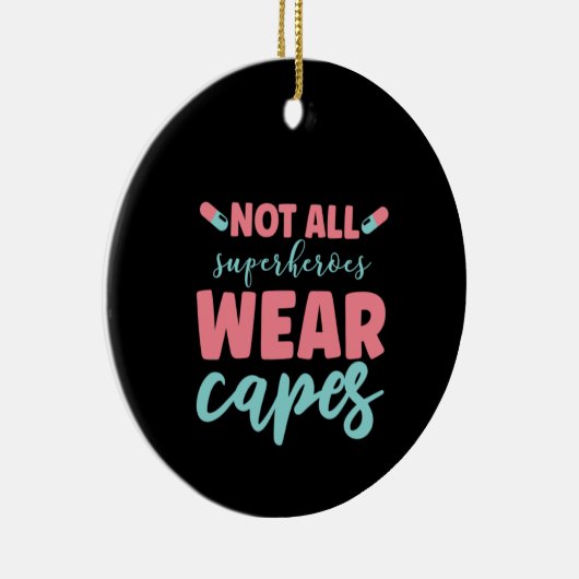 Niet alle superhelden Draag capsules Keramisch Ornament (Rechts)