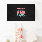 Niet alle superhelden Draag capsules Spandoek (Insitu)