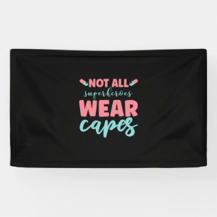 Niet alle superhelden Draag capsules Spandoek