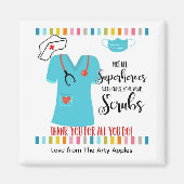 niet alle superheros draag kapsels magneet (Voorkant)