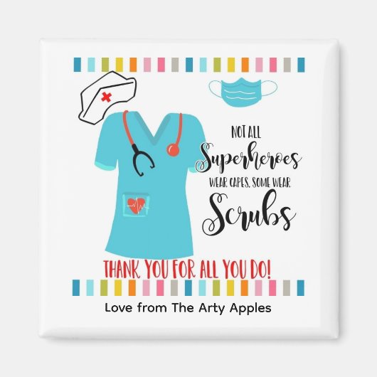 niet alle superheros draag kapsels magneet (Voorkant)