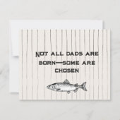 Niet alle vaders worden geboren, sommigen worden g feestdagenkaart (Voorkant)