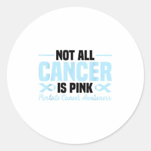 Niet alle vormen van kanker zijn prostaatkanker ronde sticker