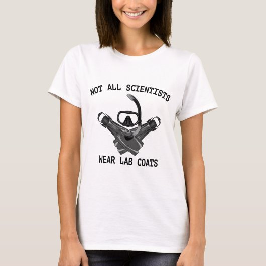 Niet alle wetenschappers Draag Lab Coats T-shirt (Voorkant)