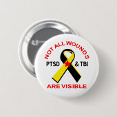 Niet alle wonden ronde button 5,7 cm (Voorkant /achterkant)