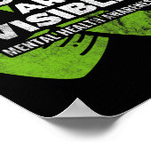 Niet alle wonden zichtbaar bewustzijn van psychisc poster (Hoek)