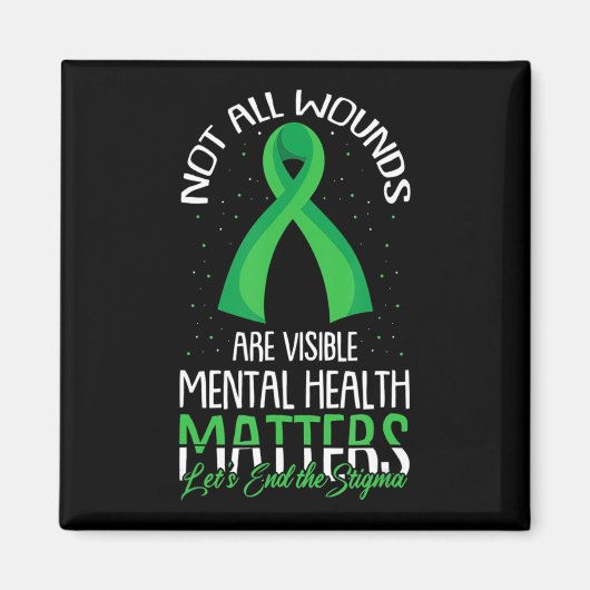 Niet alle wonden zijn zichtbaar bewustzijn voor de magneet (Voorkant)