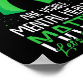 Niet alle wonden zijn zichtbaar bewustzijn voor de poster (Hoek)