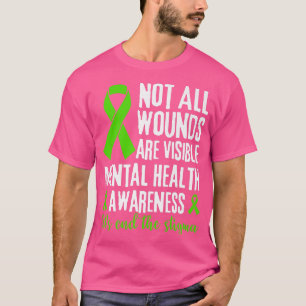 Niet alle wonden zijn zichtbaar bewustzijn voor de t-shirt