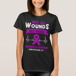 Niet alle wonden zijn zichtbaar bij het syndroom v t-shirt