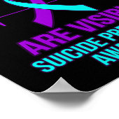 Niet alle wonden zijn zichtbaar Happy Suicide Awar Poster (Hoek)