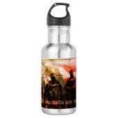 Niet alle wonden zijn zichtbaar PTSD Bewustmakings Waterfles (Voorkant)