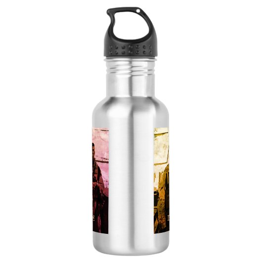 Niet alle wonden zijn zichtbaar PTSD Bewustmakings Waterfles (Achterkant)