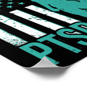 Niet alle wonden zijn zichtbaar - PTSS-bewustzijn Poster (Hoek)