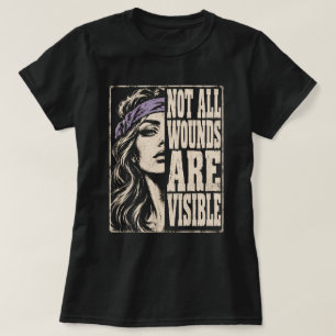 Niet alle wonden zijn zichtbaar T-shirt, Mentale G T-shirt