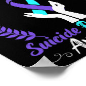 Niet alle wonden zijn zichtbaar zelfmoord preventi poster (Hoek)