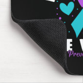 Niet alle wonden zijn zichtbaar zelfmoordbewustmak muismat (Hoek)