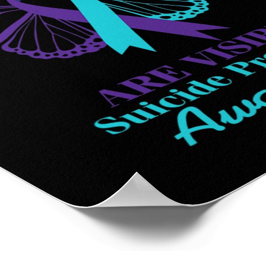 Niet alle wonden zijn zichtbaar zelfmoordbewustmak poster (Hoek)