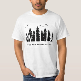 Niet alle wonderen zijn verloren kamperen t-shirt