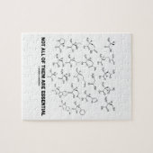 Niet alle zijn essentieel (20-aminozuren) legpuzzel (Horizontaal)