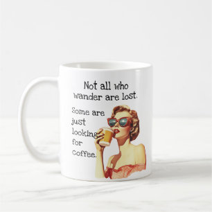 Niet alle zwervers Koffie Liefhebber Retro Koffiemok