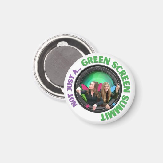 (niet alleen a) Top over Groen scherm Magneet (Voorkant / Achterkant)