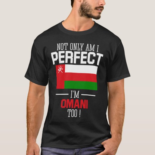 Niet alleen ben ik perfect Ik ben Omani Too Oman V T-shirt (Voorkant)