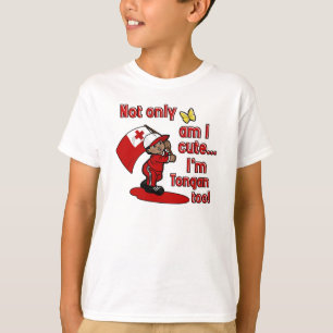 Niet alleen ben ik schattig dat ik te Tongan ben T-shirt