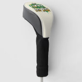 Niet alleen de Ierse St. Patrick's Day Golfheadcover (Schuin)