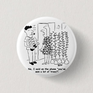Niet alleen de loterij - in plaats daarvan de witt ronde button 3,2 cm