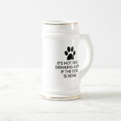 Niet alleen Drink De hond is het Gezegde thuis Bierpul (Voorkant rechts)