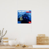 Niet alleen duiken poster (Keuken)