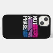 Niet Alleen Een Fase Biseksueel Grappig Bi Pride iPhone Hoesje (Achterkant horizontaal)