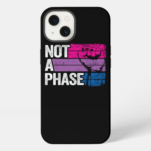 Niet Alleen Een Fase Biseksueel Grappig Bi Pride iPhone Hoesje (Achterkant)