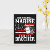 Niet alleen een marinier, hij is mijn broer Patrio Kaart (Gele Bloem)