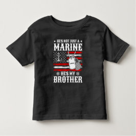 Niet alleen een marinier, hij is mijn broer Patrio Kinder Shirts
