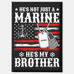 Niet alleen een marinier, hij is mijn broer Patrio Magneet