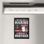 Niet alleen een marinier, hij is mijn broer Patrio Magneet (Insitu (Vaatwasser))