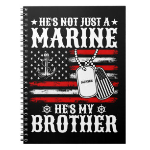 Niet alleen een marinier, hij is mijn broer Patrio Notitieboek