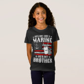 Niet alleen een marinier, hij is mijn broer Patrio T-shirt (Voorkant volledig)