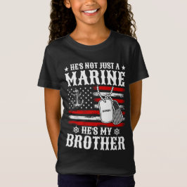 Niet alleen een marinier, hij is mijn broer Patrio T-shirt