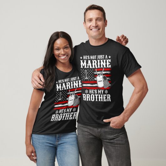 Niet alleen een marinier, hij is mijn broer Patrio T-shirt (Unisex)