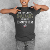 Niet alleen een matroos mijn broertje marinehond L T-shirt